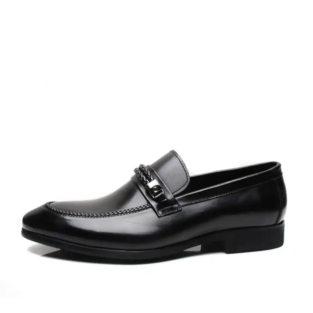 pure leather shoes for mens without laces