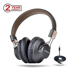 Avantree Wireless Bluetooth Over Ear Headphones with Mic, LOW LATENCY Fast Audio aptX Headset for Gaming TV PC