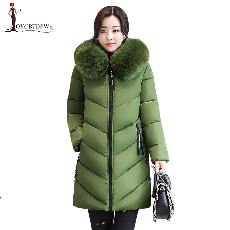 

2018 Winter Jacket Women Plus Size 6XL Women Winter Coat Jacket Warm Woman Parkas Female Overcoat Quilting Cotton Coats XY391
