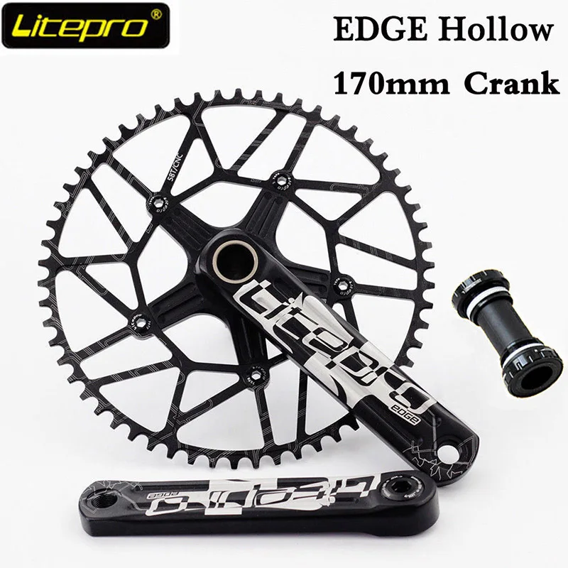 Litepro Bike Crankset 170mm BCD 130mm Chainring 45-58T Chain Ring Cycling Racing