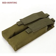 Airsoft Molle двойной P90/UMP военный подсумок Coyote Tactical TAN BK CP ACU OD Лесной Камуфляж
