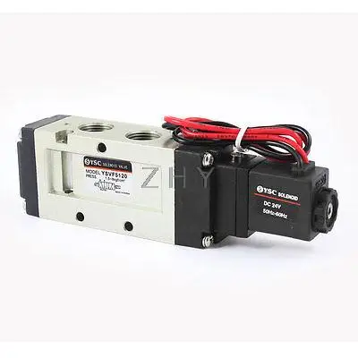

YSVF5120 5 Ports 2 Positions Electromagnetic Air Solenoid Valve DC 24V