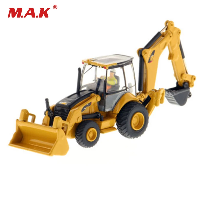 

HOT SCALE 1/87 Diecast 450E Backhoe Loader Yellow Engineering Vehicles Toy 1:87 Engineering Truck Vehicles Collection