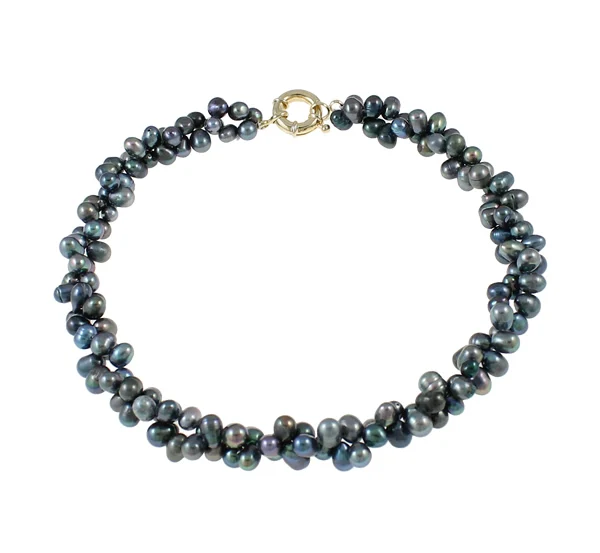 

New Fashion Designs Wedding Jewelry Natural Real Freshwater Pearl Necklace Womens Wedding Gifts Black 5-6mm Pearl Beads Necklace