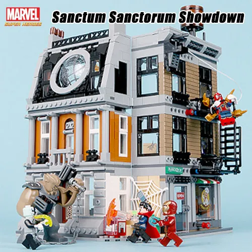 

Bela 10840 Marvel Avengers Infinity War Sanctum Sanctorum Showdown Building Blocks Toys Compatible With Bela 76108 Thanos