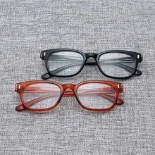 Очки для чтения es для женщин и мужчин квадратное желеобразное цветное стекло для глаз es винтажное Ретро небьющееся стекло Diopter 1 1,5 2 2,5 3 3,5