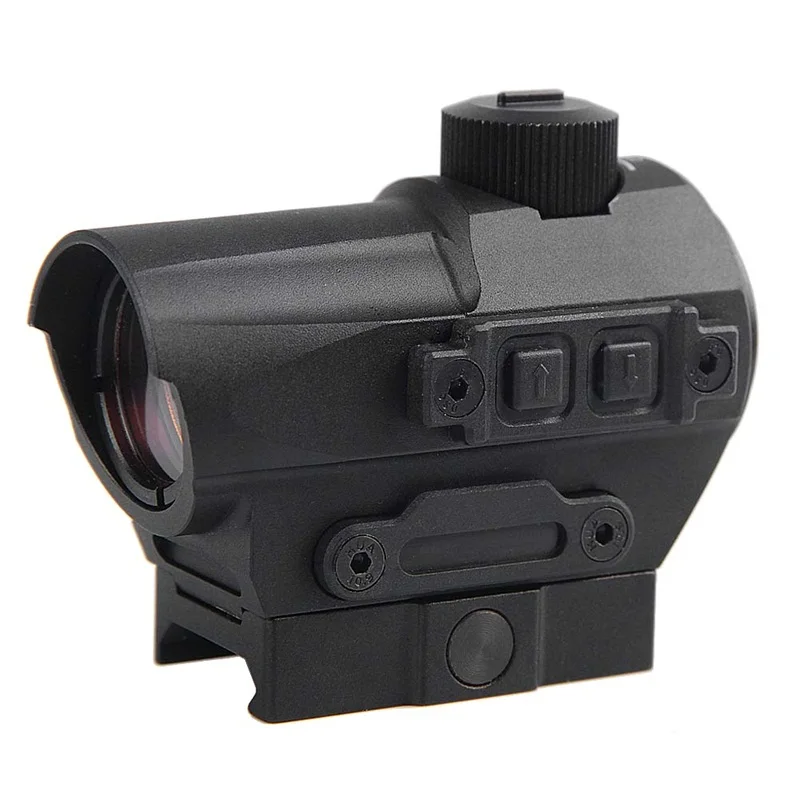 Tactical 1.5 MOA QD Red Dot Sight with Riser Mount 10 Brightness Settings fit Picatinny Rail for Hunting Airsoft (18)