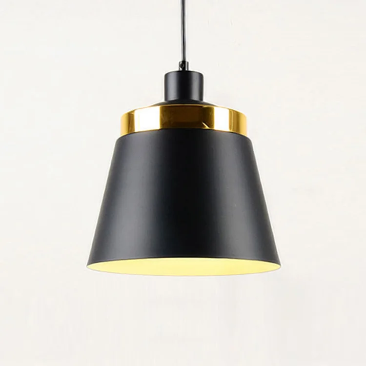 Modern Metal Pendant Light ABC Indoor Lighting Fixture Black White Gold Pendant Lamp Contemporary Hanging Edison Pendant Light Restaurant Dining Room Light (14)