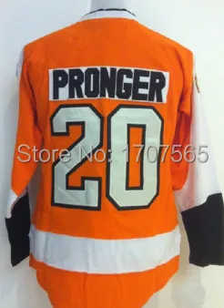 20 chris pronge jersey stitched logos philadelphia flyers jackets aliexpress flyers jersey
