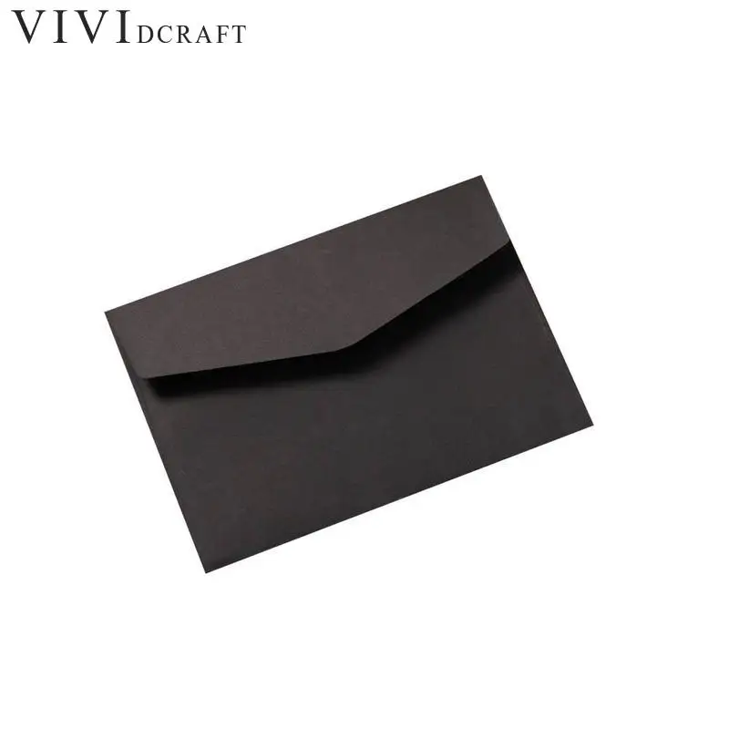 

Vintage Design Brown White Black Kraft Blank Mini Paper Window Envelopes Wedding Invitation Envelope Gift Envelope 2019