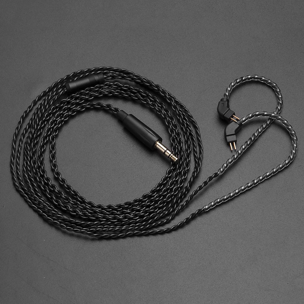 

TRN Replacement Earphone Cable 2 Pin MMCX Upgrade Cable With Mic Use For ZS5 ES4 ZSA ZS6 ZST ZSR BA10 AS10 RT-1 TFZ KZ Universal
