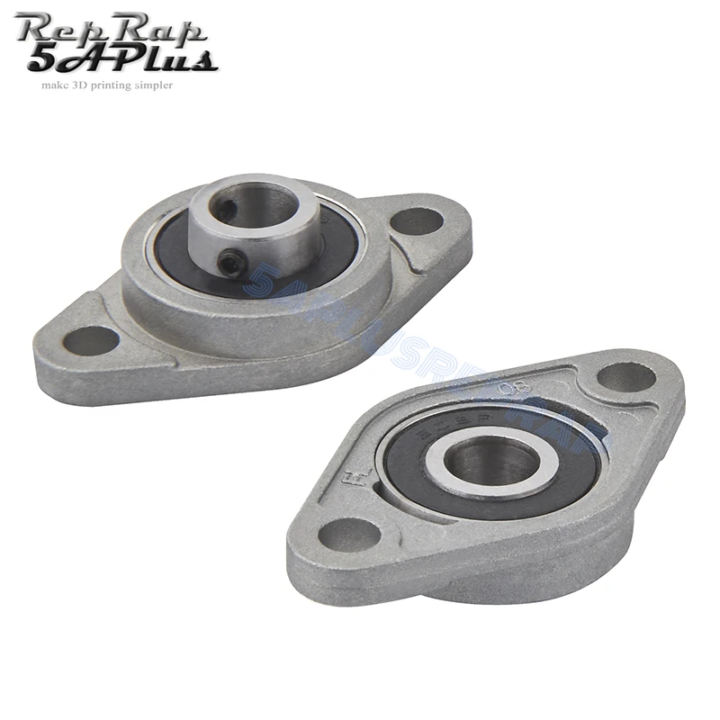 2 قطع KFL08 KP08 8 ملليمتر تتحمل القطر وسادة كتلة شفة المعين تحمل سبائك الزنك 3D طابعة DIY أجزاء t8 الرصاص المسمار