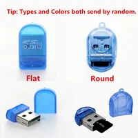 כרטיס sd MINI USB 2.0 TF ננו Micro SD SDHC SDXC קורא כרטיס זיכרון Writer USB Flash Drive כרטיס זיכרון קוראי צבע אקראי (5)