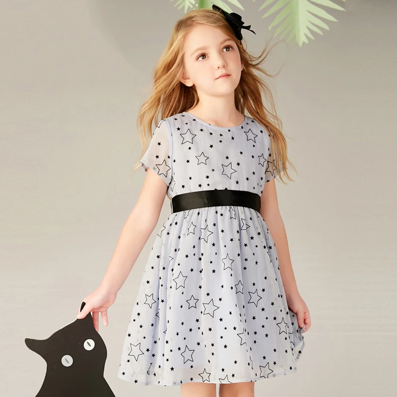 

Girl Short Sleeve Dress Princess dress