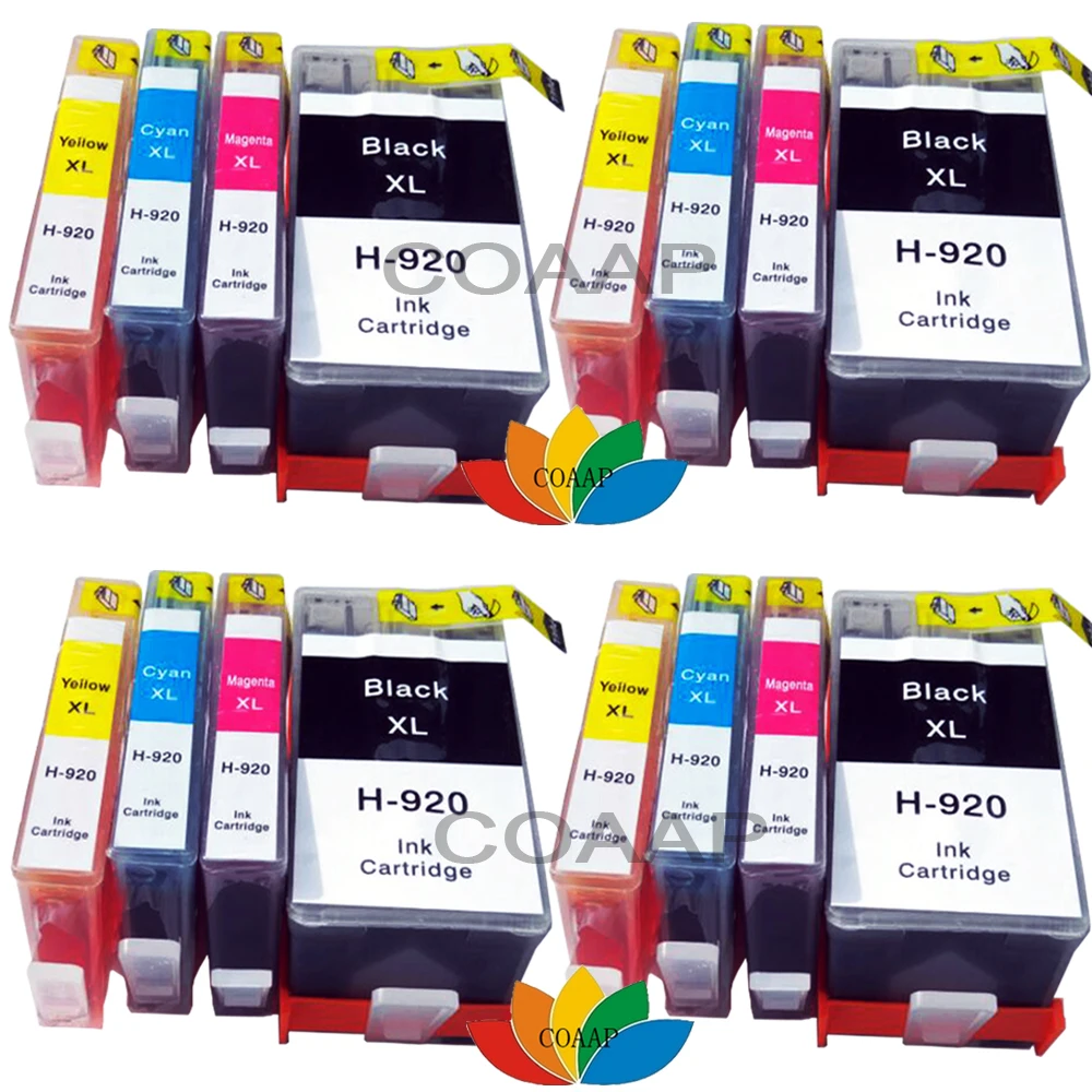 16 x Compatible HP 920 XL 920XL ink cartridge for hp Officejet 6000 6500 6500 Wireless 6500A