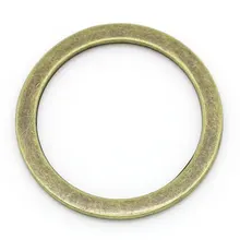 Anéis de salto fechado bronze antigo 3.3cm (1 2/8