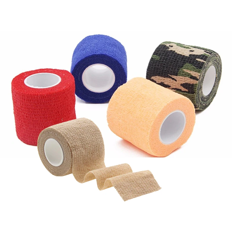 6 Bulk Pack Self Adherent Cohesive Bandage Tape Strong Sports Tapes 5cm