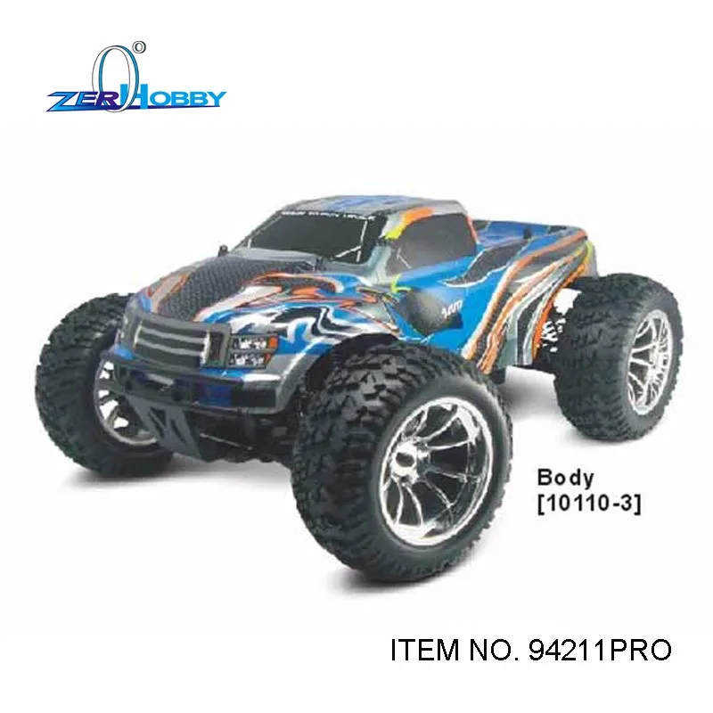 Hsp гоночный автомобиль CRAZYIST 94211PRO 1/10 масштаб Электрический 4wd внедорожник rc monster truck бесщеточный 3300kv мотор 7,2 v 2000mAh батарея