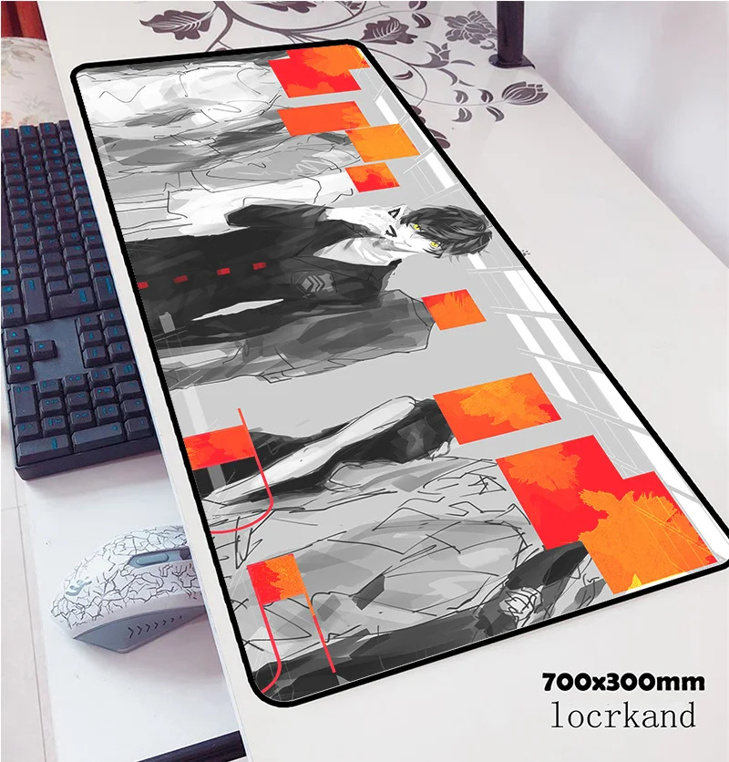 Коврик для мыши persona 5 70x30 см игровой коврик Аниме милый офисный блокнот