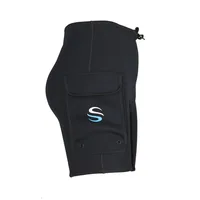 Новый SLINX черный 3 мм неопреновый гидрокостюм технологичные шорты МОРСКИЕ Подводное плавание оборудование для серфинга Мужские Шорты для купания погружной штаны с карманами