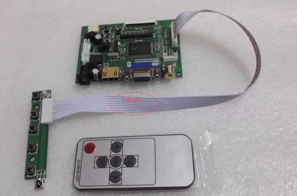 Плата контроллера AT070TN92 90 94 VGA 2AV 50PIN TTL LVDS модуль платы монитора для Raspberry |