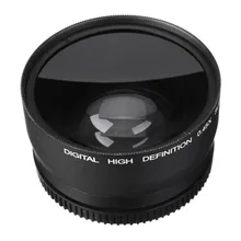 58 мм 0.45X широкоугольный объектив + макро объектив для cannon 5D/60D/70D/350D/400D /450D/500D/1000D/550D/600D/1100D 18-55 мм объектив