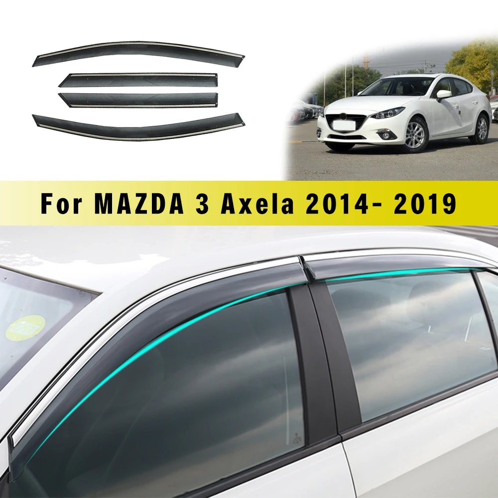Козырёк от солнца и дождя для Mazda 3 Axela Hatchback/Sedan 2014 2015 2016 2017 2018|Навесы укрытия| |