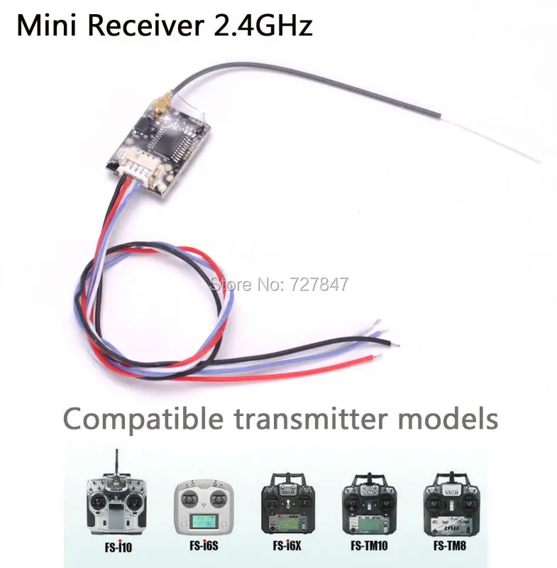 

Mini Receiver 2.4GHz Compatible with Flysky PPM & SBUS For Flysky Radio Remote Control Transmitter