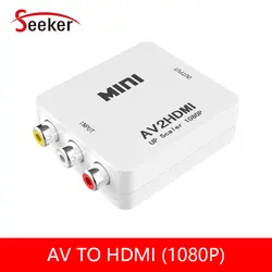 Мини композитный AV RCA для видео HDMI конвертер адаптер AV к HDMI конвертер Full HD 720 1080 P до масштабирования AV2HDMI для HDTV standar
