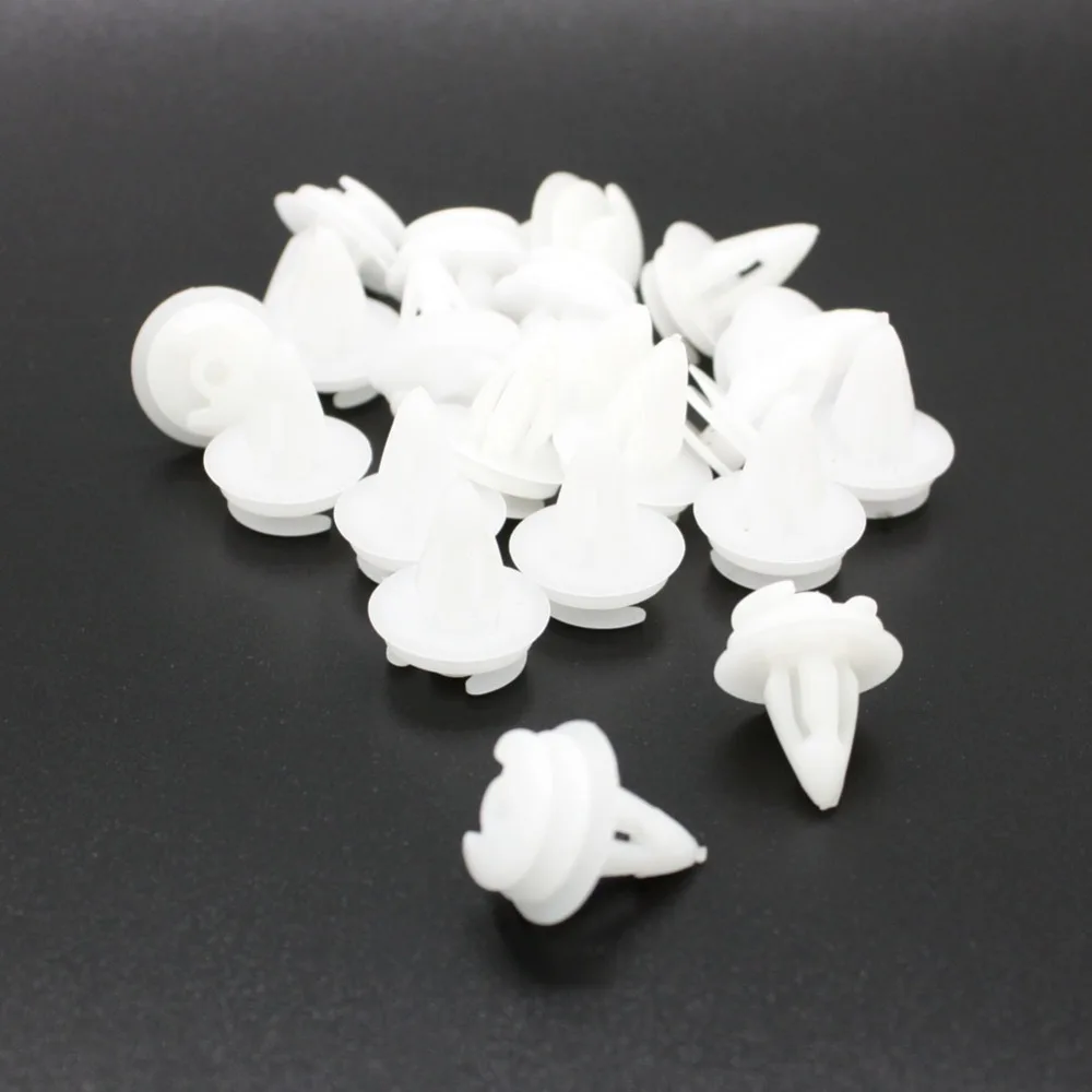 500 Pcs/lot 9mm Hole Diameter Plastic Push Fasteners Rivets Fastener