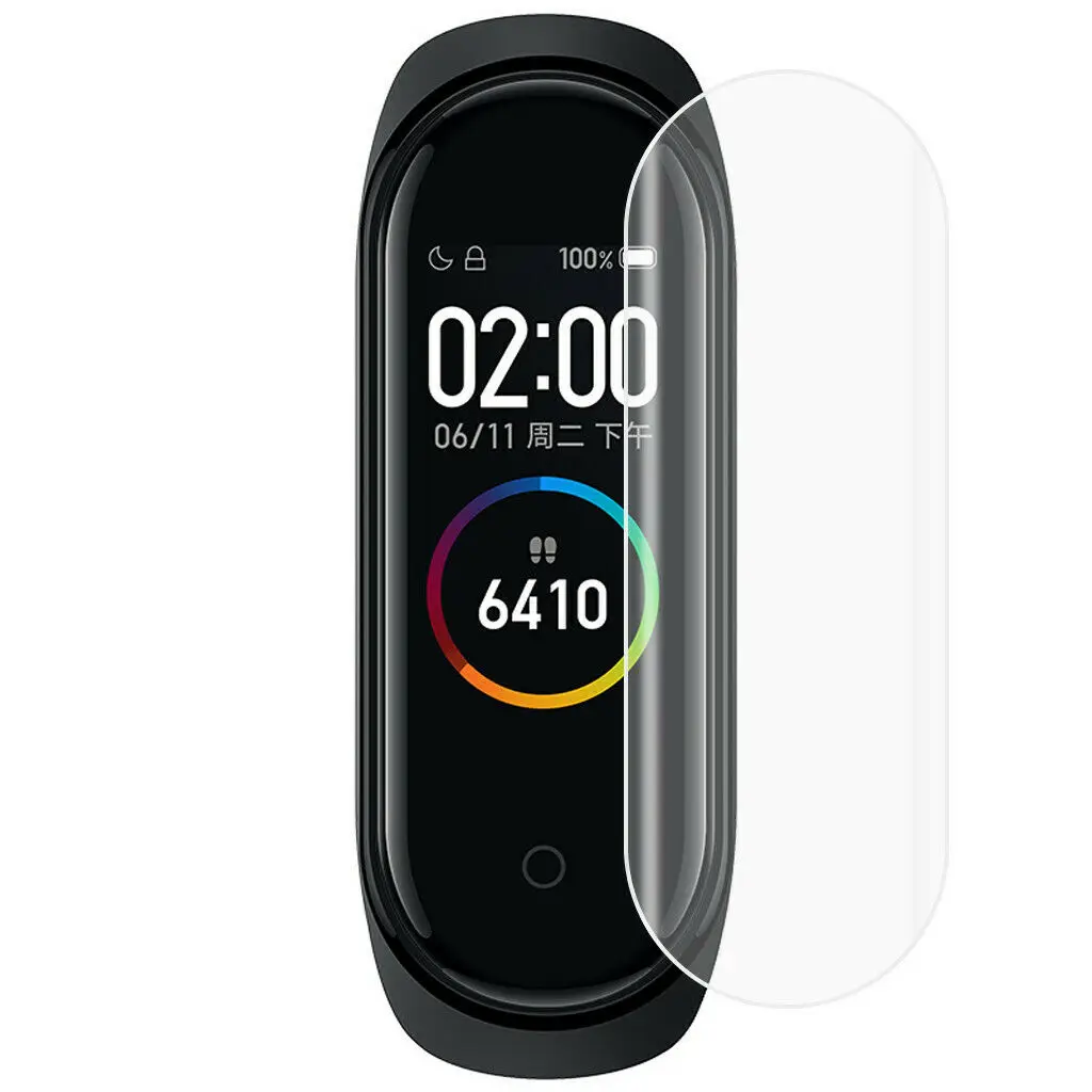 Для Xiaomi Mi Band 4 защитная пленка для экрана Мягкий ТПУ гидрогелевый браслет для смарт-часов защитные пленки