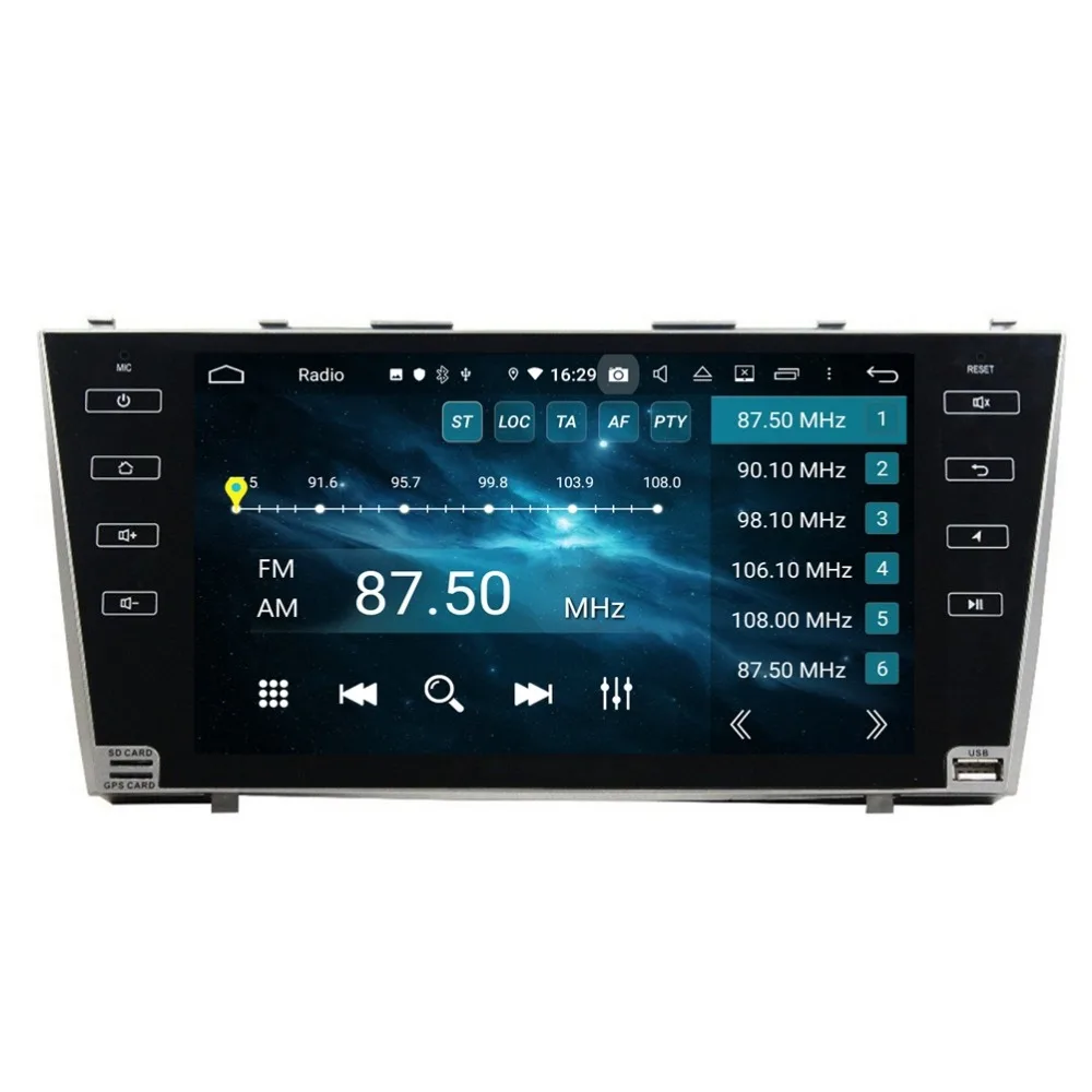 Sale gb+32gb DSP Octa Core 2 din 9" Android 9.0 Car Radio DVD GPS for Toyota CAMRY 2007-2011 Bluetooth 4.2 WIFI USB Mirror-link 6