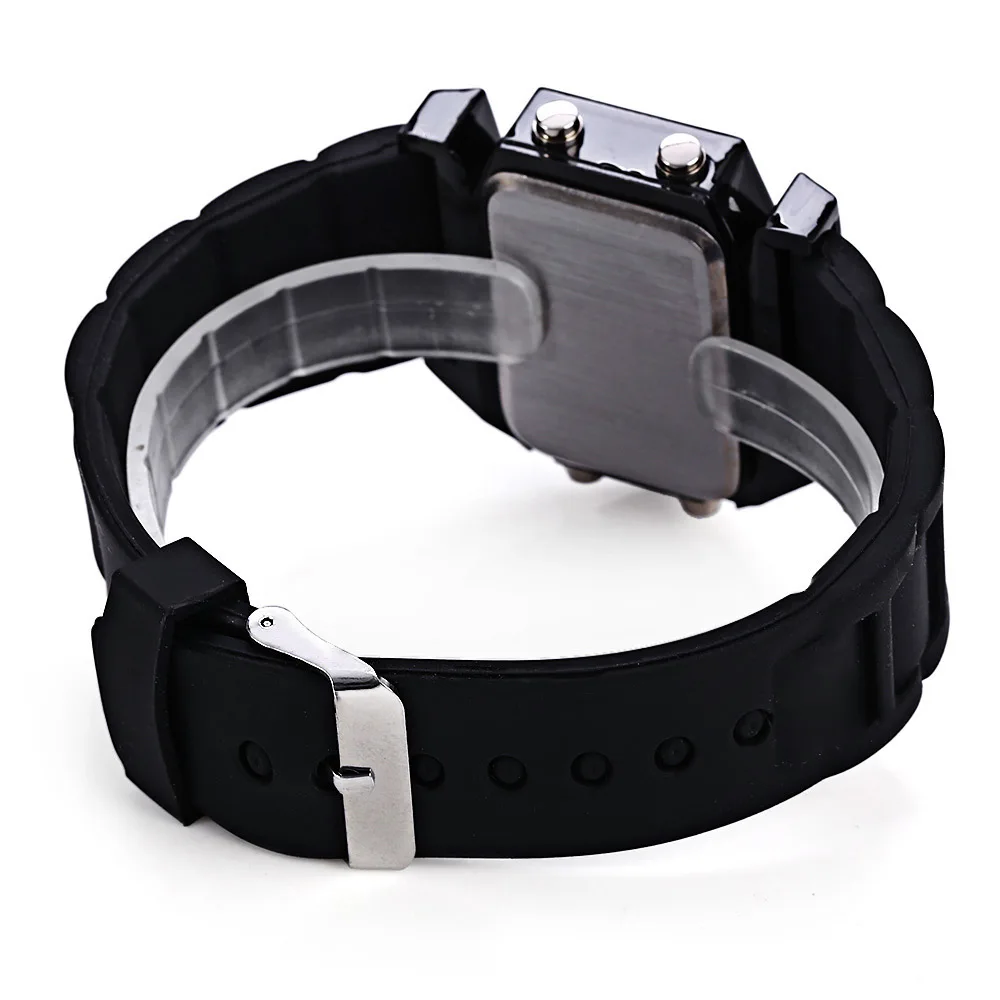 Люксовый бренд цифровой секундомер светодиодный часы для женщин и мужчин Дети Спорт Мода браслет наручные часы relogio feminino masculino