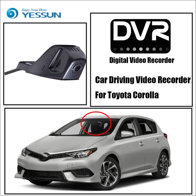 Best Offers YESSUN Car DVR Digital Video Recorder HD 1080P Not Reverse Parking Camera for Toyota Corolla Front Camera Dash Best Offers YESSUN Car DVR Digital Video Recorder HD 1080P Not Reverse Parking Camera for Toyota Corolla Front Camera Dash