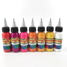 Цветные чернила для перманентного макияжа набор 14 пигмент микро-Пигмент Макияж Перманентный макияж Lineage набор татуировки пигмент 30 мл