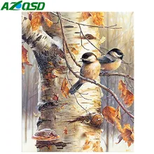 Azqsd Алмазная вышивка мозаика птицы Алмазная Живопись животные декор для дома картина стразы полная площадь Алмазный стич