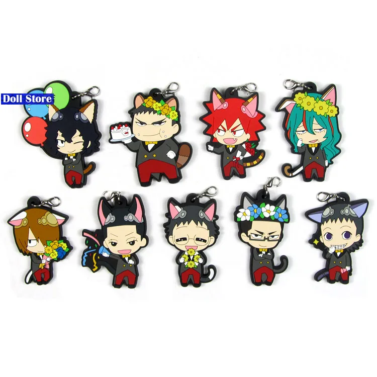 

Yowamushi Pedal Original Japanese anime figure rubber mobile phone charms/key chain/strap D279