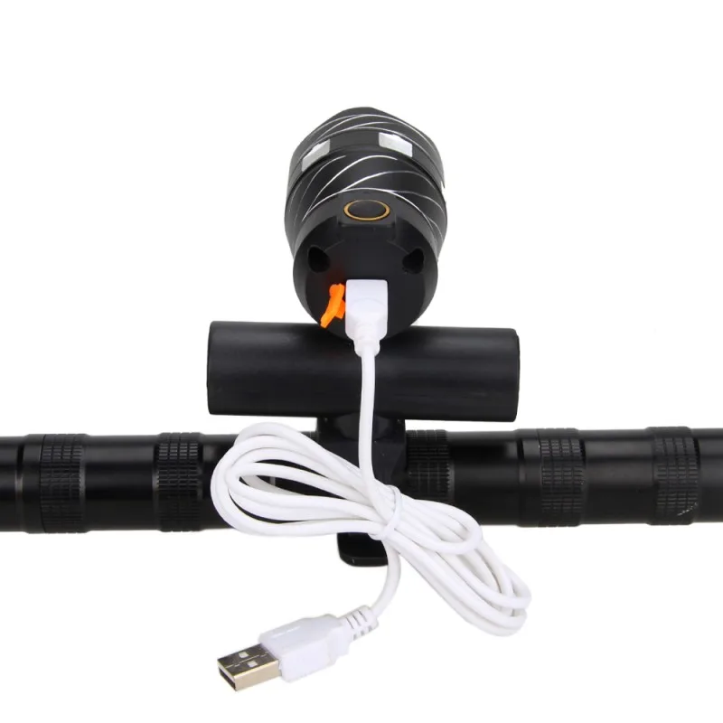USB Перезаряжаемые лампы Масштабируемые T6 светодиодный передняя фара для