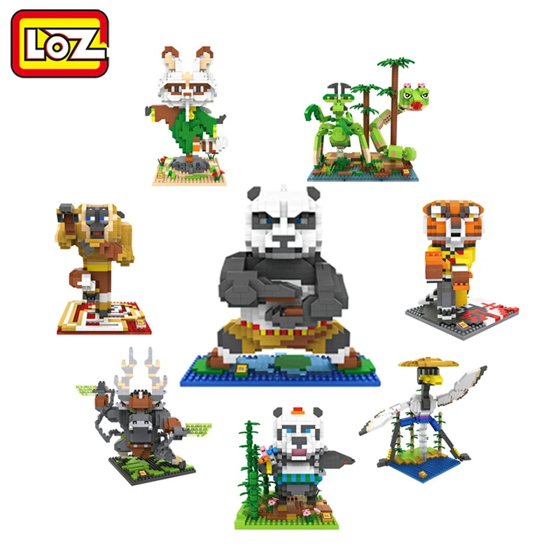 Buy LOZ Kung Fu Panda Figure Toy 3D Model Po Kai Shifu