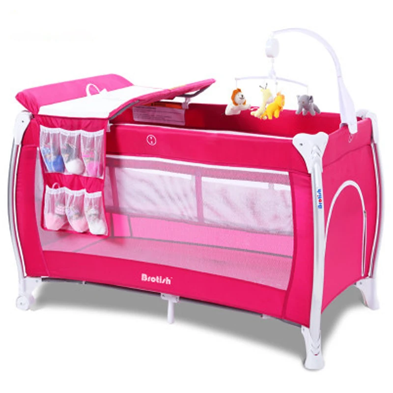 Mega Discount Folding Baby Crib Multi Function Baby Bed Portable