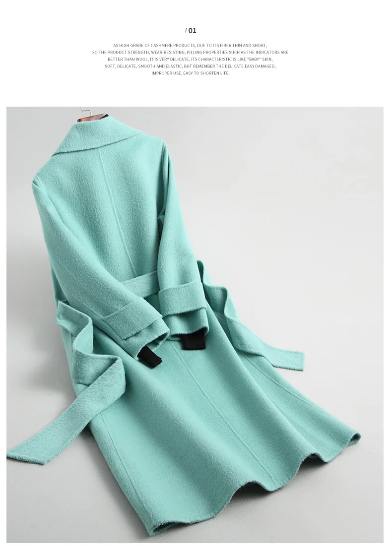 Женская Новая мода яркие цвета шерстяная куртка Дамская длинная стильная одежда для отдыха осень/зима шерстяное пальто