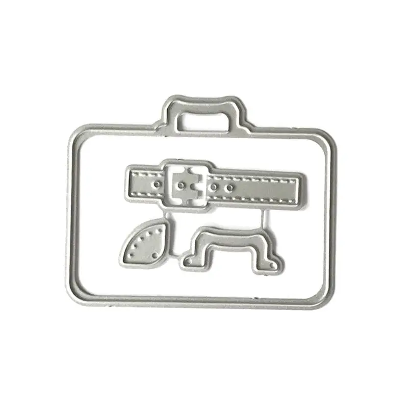 

Luggage Box Metal Cutting Dies Stencil DIY Scrapbooking Album Stamp Paper Card Embossing Crafts Decor