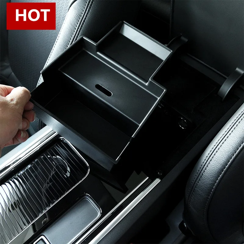

Inner Console Armrest Insert Storage Box Tray For Jaguar XF X260 2016