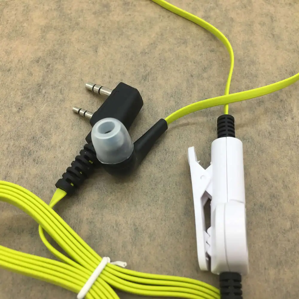 Black Fashion Noodle style earbud headphone K plug for KENWOOD Baofeng BF888s UV5R UV82 Wouxun TYT Puxing etc walkie talkie Black Fashion Noodle style earbud headphone K plug for KENWOOD Baofeng BF888s UV5R UV82 Wouxun TYT Puxing etc walkie talkie