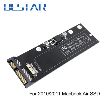 

PCBA 12+6pin SSD HDD to SATA 22Pin Hard Disk Cartridge Drive for Apple 2010 2011 Macbook Air A1369 A1370 SSD