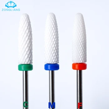 

3 electric nail drill pedicure manicure Apparatus for Lengthened flame ceramic nail bit nail art Nail file