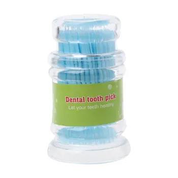 

200Pcs Plastic Dental Picks Oral Care Hygiene 2 Way Interdental Brush Tooth Pick