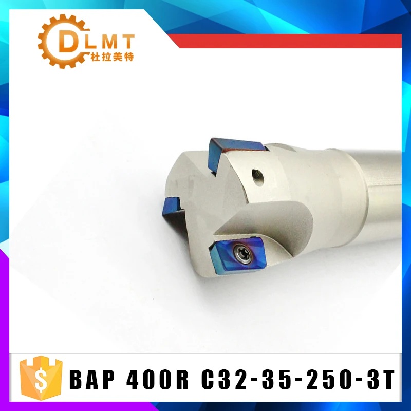 Milling Cutter Holder BAP400R C32 35 250 3T Right angle milling cutter bar Shoulder Copy milling