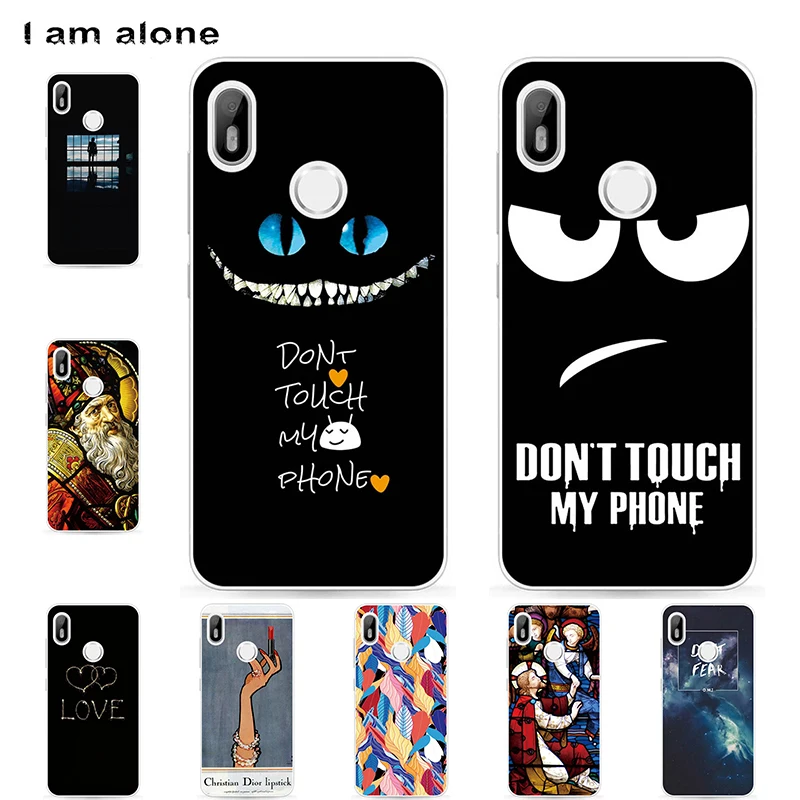 

I am alone Phone Cases For BQ Joy 1 / 1 Plus (Vsmart Joy 1 / 1+ Plus ) Soft TPU Bags Mobile Cute Cartoon Printed Free Shipping