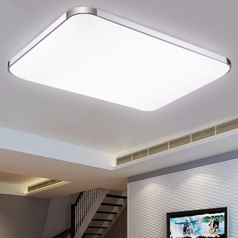 Conduziu a Luz de Teto para Casa Sala de Estar Sala de Estudo Lâmpada do Teto Luminárias de Iluminação Arte Acrílico Quarto Lâmpada Comercial 110-240v 12 Para Casa Sala de estar sala de